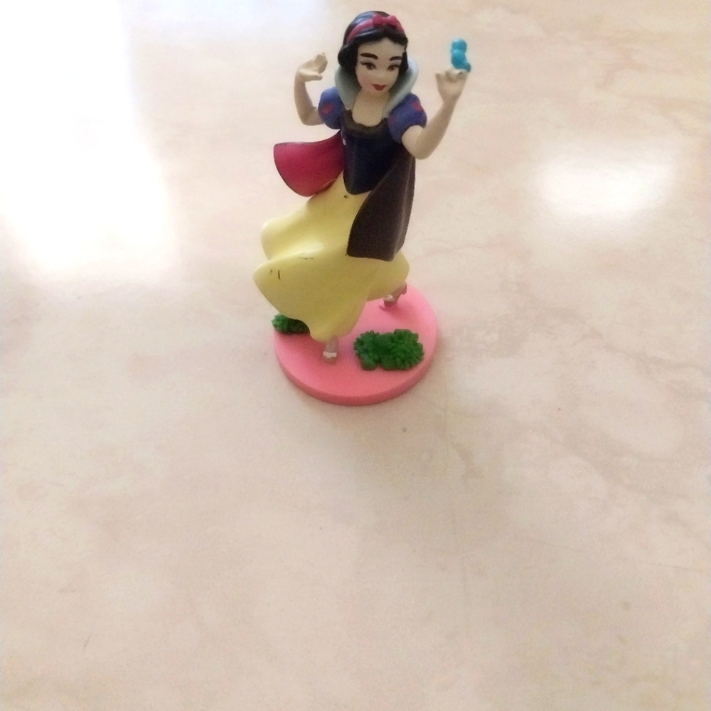 Disney Snow White Figurine with Red and Yellow Dress